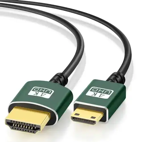 Mini HDMI Kabel Thsucords Hyper Slim 1M für HDMI Geräte