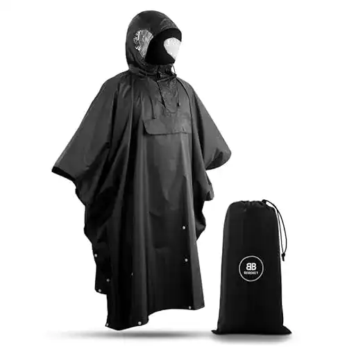 Wasserdichter Regenponcho für Damen und Herren von Berekett