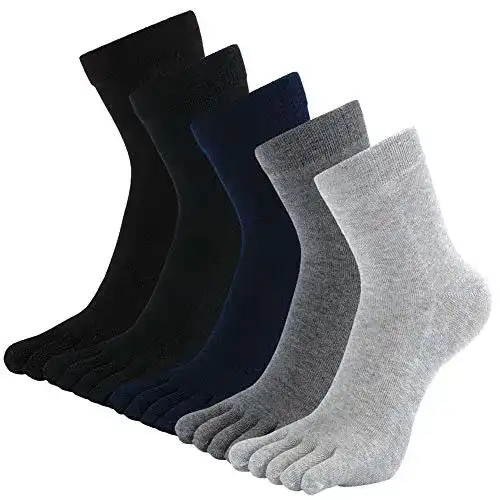 Zehensocken für Herren aus Baumwolle 5 Finger Socken