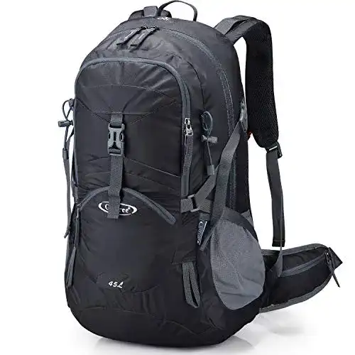 G4Free 45L Wanderrucksack mit Regenschutz und komfortablem Tragesystem