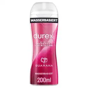 Durex 2 in 1 Massage- und Gleitgel Guarana 200 ml