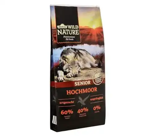 Hundefutter Senior Dehner Wild Nature Trockenfutter für ältere Hunde