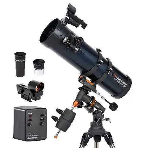 Celestron AstroMaster 130EQ Motor Drive Teleskop mit Montierung