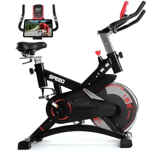 ISE Ergometer Fahrrad für Indoor Cycling und Fitness