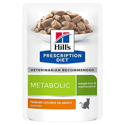 Hill’s Diätfutter für Katzen Metabolic Pouch, 2 x 12 Stück