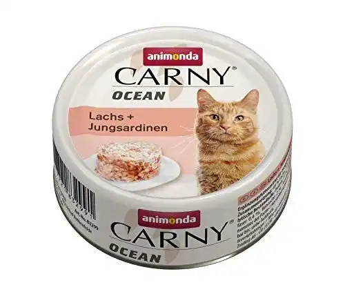 Animonda Nassfutter für Katzen – Carny Ocean mit Lachs und Sardinen