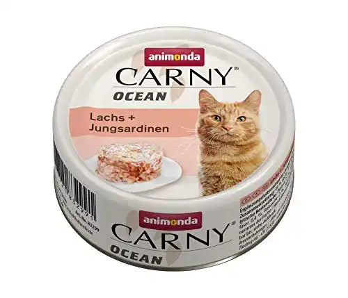 Animonda Nassfutter für Katzen – Carny Ocean mit Lachs und Sardinen