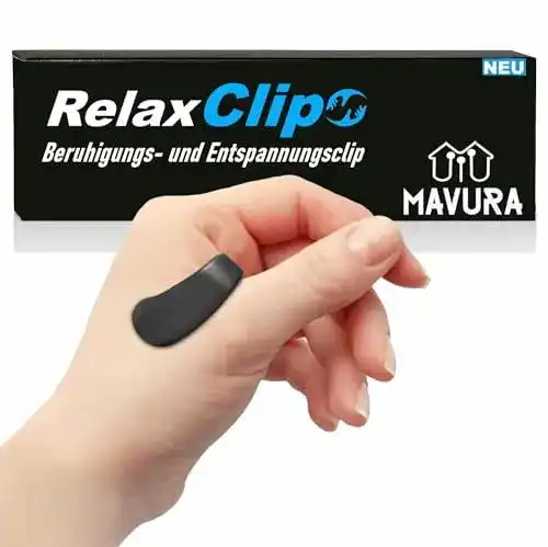 Akupressur-Clip MAVURA RelaxClip zur Stressreduktion und Entspannung