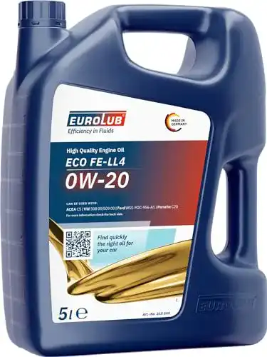 Motoröl 0W-20 Eurolub ECO FE-LL4 SAE 0W-20, 5 Liter
