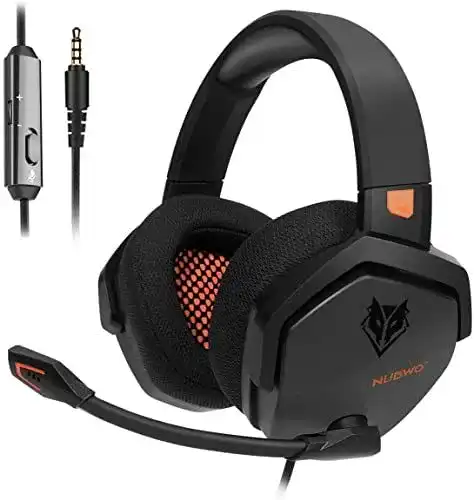 Nubwo N16 Gaming Headset mit Mikrofon Geräuschunterdrückung, Stereo Sound