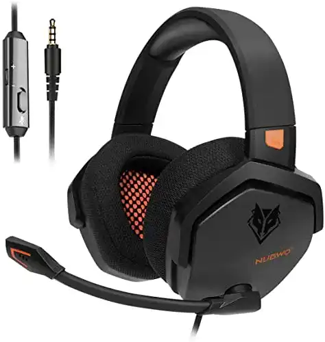 Nubwo N16 Gaming Headset mit Mikrofon Geräuschunterdrückung, Stereo Sound