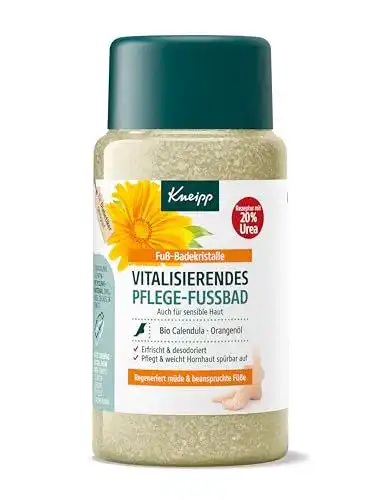 Fußbadesalz Kneipp mit Calendula und Orangenöl zur Fußpflege