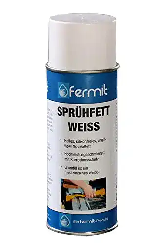Weißes Sprühfett Fermit 400ml Dose für Schmierung