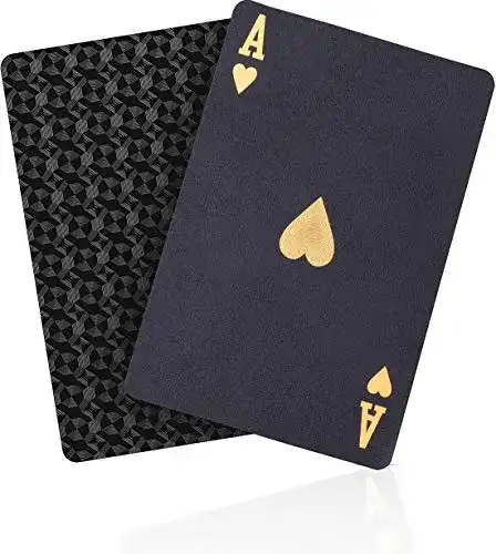 Acelion Pokerkarten aus Kunststoff für Kartenspiele