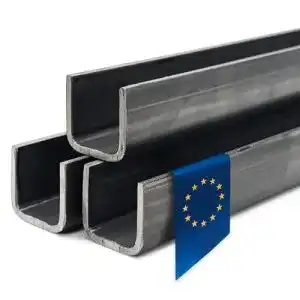 U-Profil Stahl S235JR 80 x 50 mm – Gekantetes U-Profil für Industrie