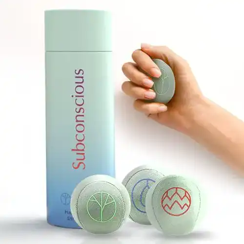 Antistressball Set Subconscious für Erwachsene mit 3 Stärken
