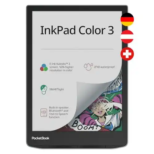 eBook Reader Pocketbook InkPad Color 3 mit 7,8 Zoll E-Ink Display