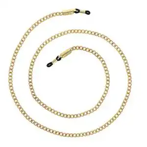 Brillenkette Hangloo Hamptons in Gold für Brillen