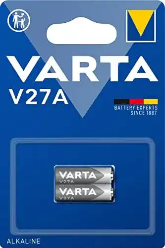 Varta V27A Batterie, 2 Stück, Alkaline, 12V für verschiedene Geräte