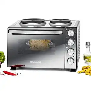 Minibackofen mit Kochplatten Rommelsbacher Kleinküche KM 3300