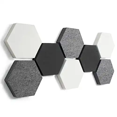 Akustikplatten FENNEXT Schallabsorber Wandpaneele, 8 Stück