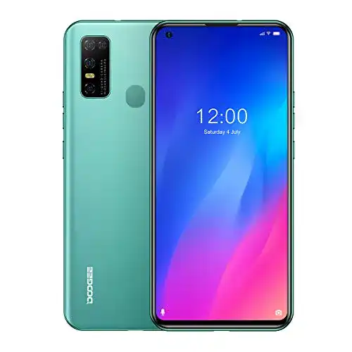 Smartphone bis 400 Euro: DOOGEE N30 simlockfreies Handy in Cyan