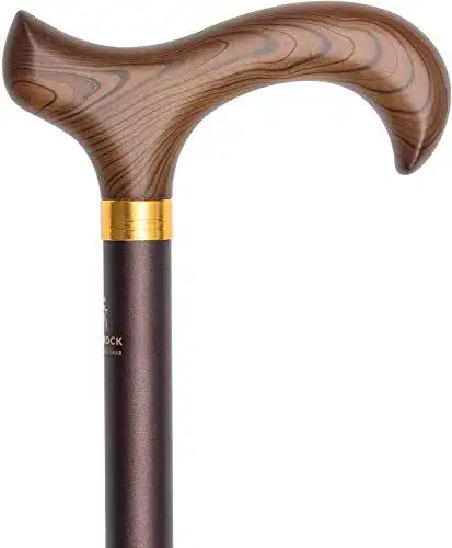 Gehstock Gastrock Designer mit Derbygriff aus Hartholz