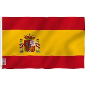 Spanien-Flagge Anley Fliegenbrise 3×5 Fuß – Polyester mit Messingösen