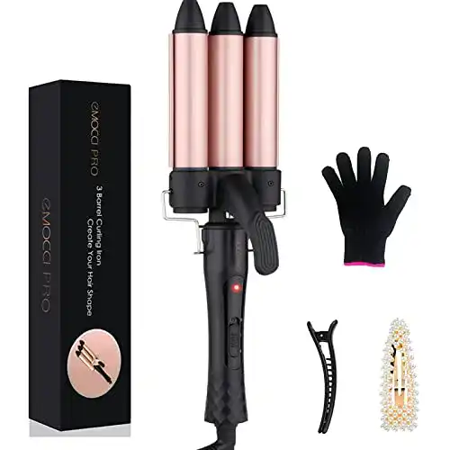 Welleneisen mit 3 Fässern für Beach Waves und Locken