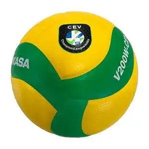 Mikasa Volleyball V200W-CEV Wettkampfball für Training und Wettkampf