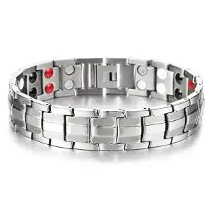 Magnetarmband für Herren von COOLSTEELANDBEYOND mit Titan und Magneten