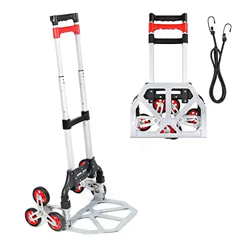 Faltbare Alu-Sackkarre mit Treppensteiger von Navaris