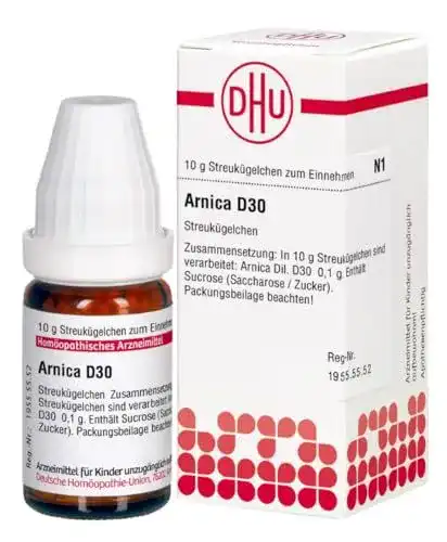 Arnica-Globuli DHU D30 Streukügelchen, 10 g