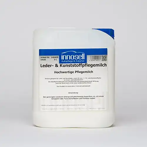 Leder- und Kunststoffpflegemilch für matten Glanz 5 L