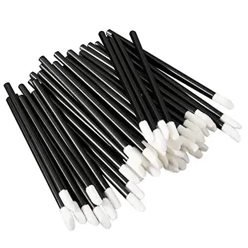 Vegcoo Lippenpinsel Set mit 300 Einweg Make-up Applikatoren