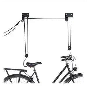 Fahrradlift Relaxdays in Schwarz mit 45 kg Traglast