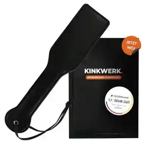 Kinkwerk Spanking Paddel aus Kunstleder für BDSM-Spiele