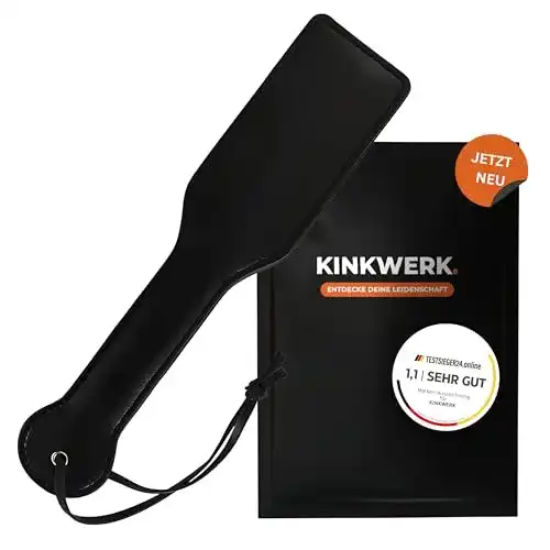 Kinkwerk Spanking Paddel aus Kunstleder für BDSM-Spiele