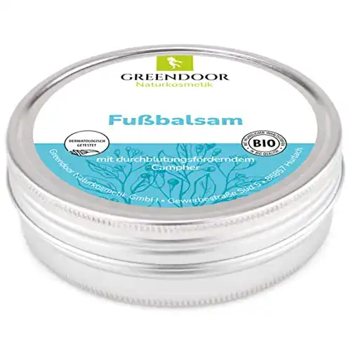 Schrundensalbe Greendoor Bio Fußbalsam 75ml Fußcreme für trockene Füße