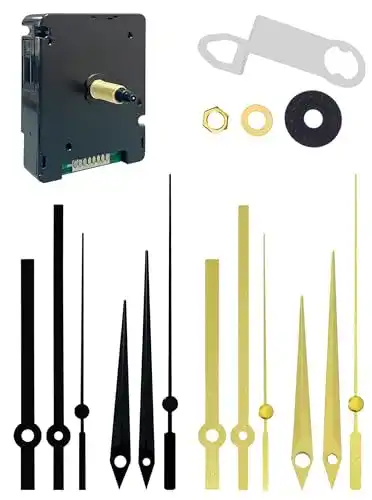 Funkuhrwerk Deewish DCF Funk-Uhrwerk Set mit 4 Zeigerpaaren
