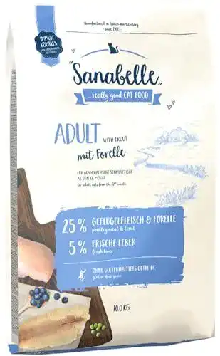 Sanabelle Trockenfutter Adult mit Forelle für Katzen