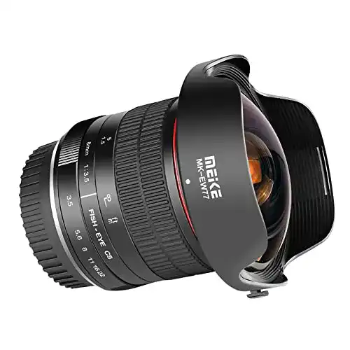 Fisheye-Objektiv Meike Optics MK 8mm f3.5 für Canon EF