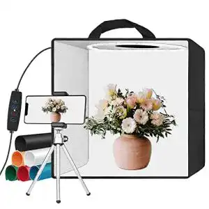 Fotobox EMART Fotostudio Lichtbox 30x30x30 cm für Produktfotografie