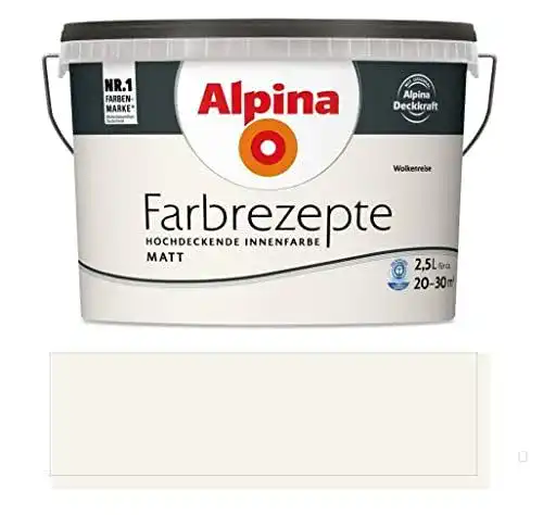 Alpina Farbrezepte Innenfarbe Wolkenreise matt 2,5L