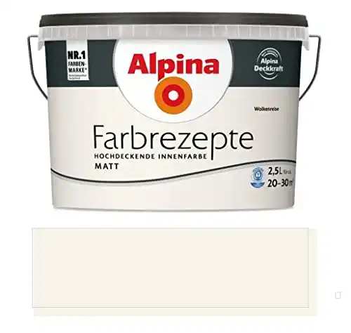 Alpina Farbrezepte Innenfarbe Wolkenreise matt 2,5L