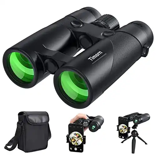 Timorn 8×42 Fernglas für Erwachsene mit Nachtsicht und wasserdichtem Design