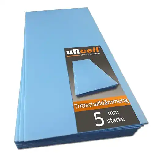 Trittschalldämmung 5mm uficell 10 m² für Laminat und Parkett