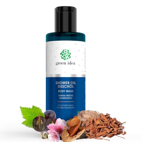 Duschöl Green Idea – Naturkosmetik mit Traubenkernöl und Mandelöl