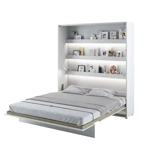 Schrankbett Meblini Bed Concept mit Lattenrost und Stauraum