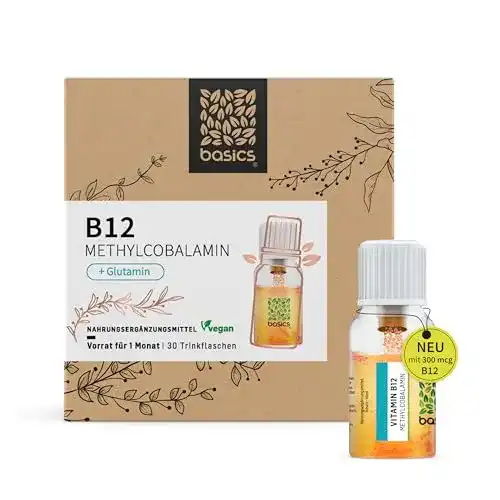 Vitamin B12 Trinkampullen mit Methylcobalamin und Glutamin